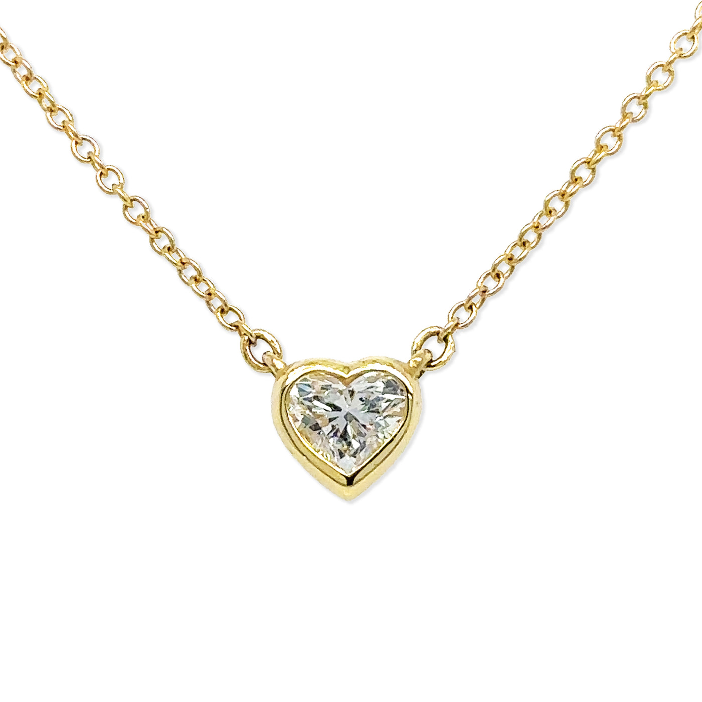 Heart Shaped Diamond Necklace (0.50ct)