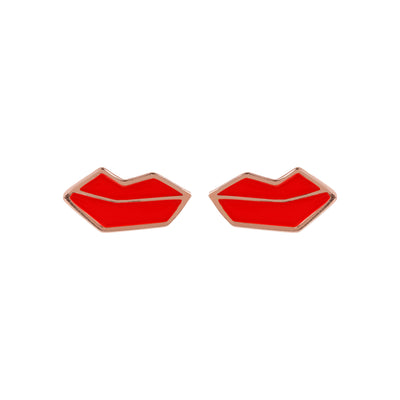 Small Lips Studd Earrings