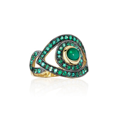 Eye Ring in 18K Gold