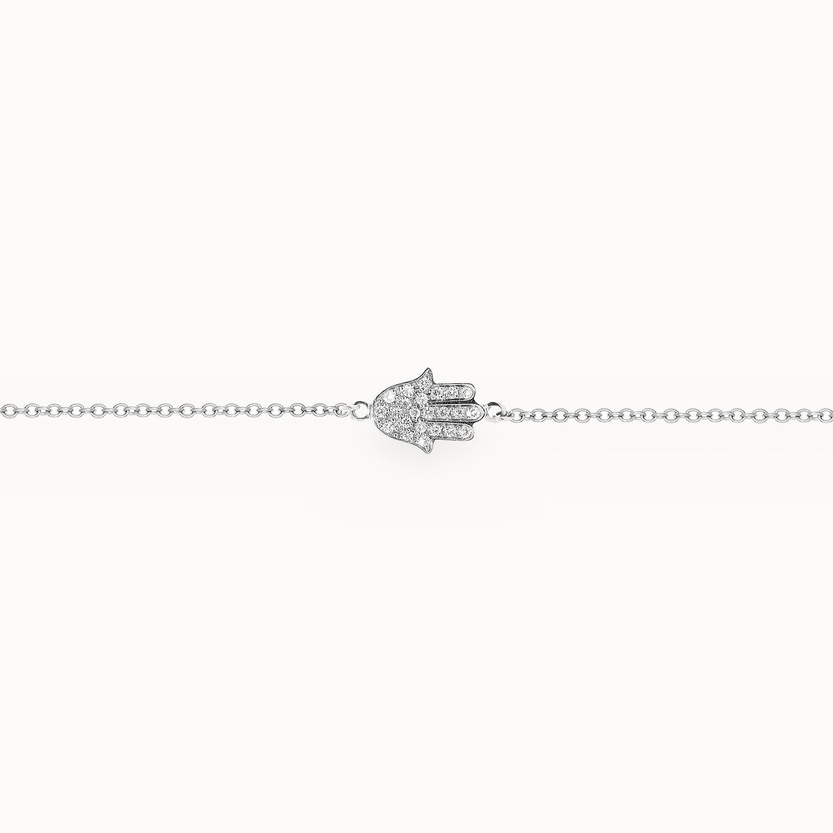 Hamsa Bracelet on a single chain (Small)