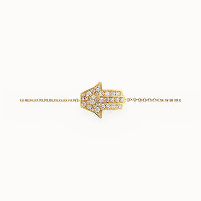 Mini Hamsa Bracelet on a chain
