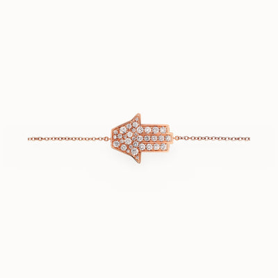 Mini Hamsa Bracelet on a chain