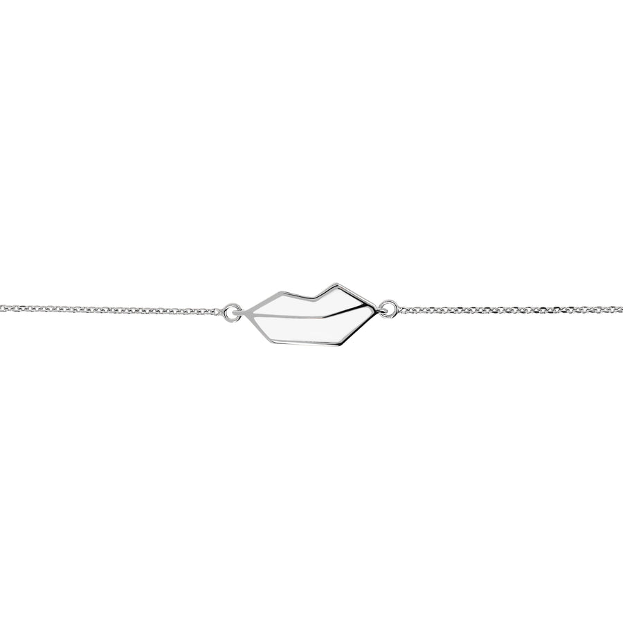 Small Lips bracelet in Sterling Silver