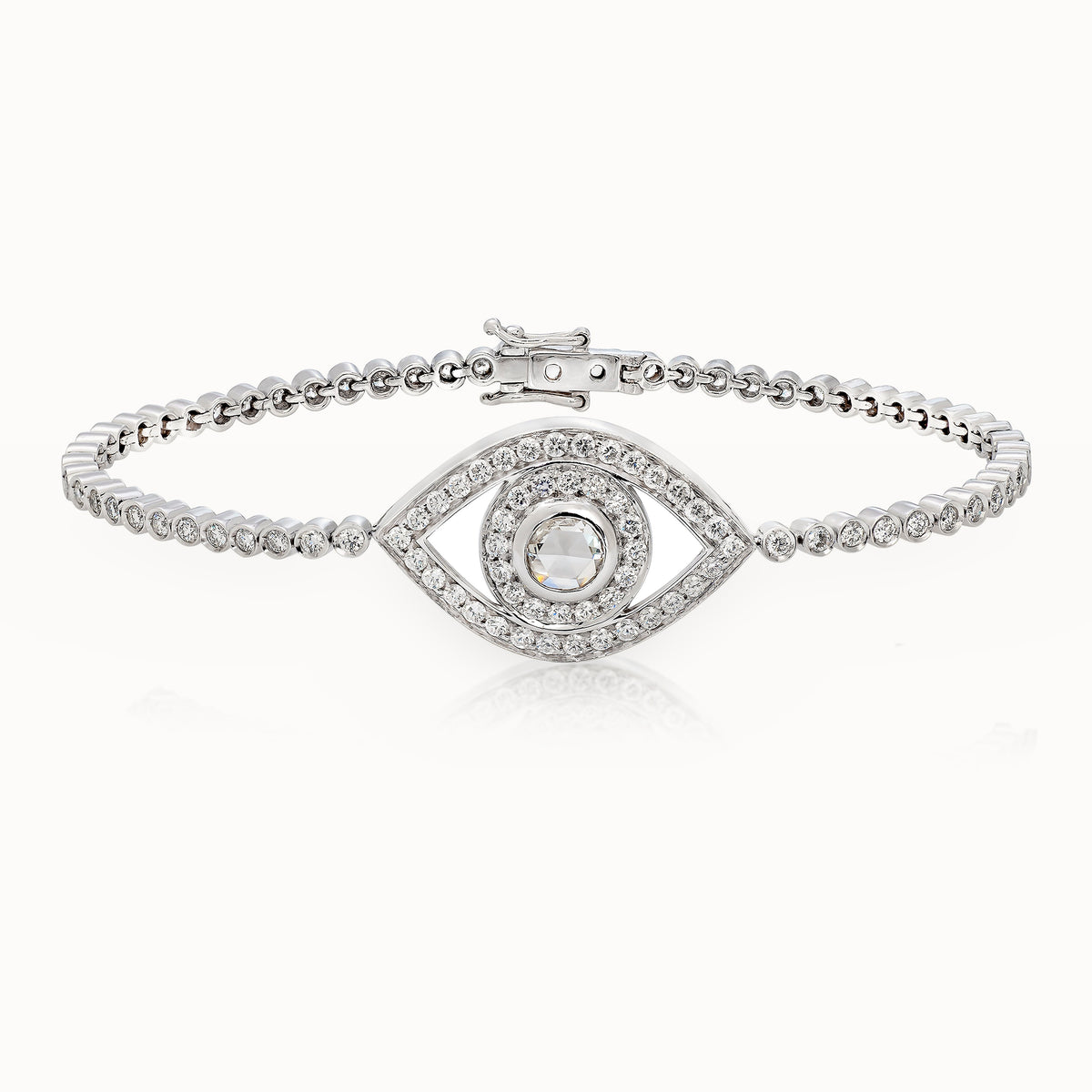 Tennis Bracelet with the Signature Eye