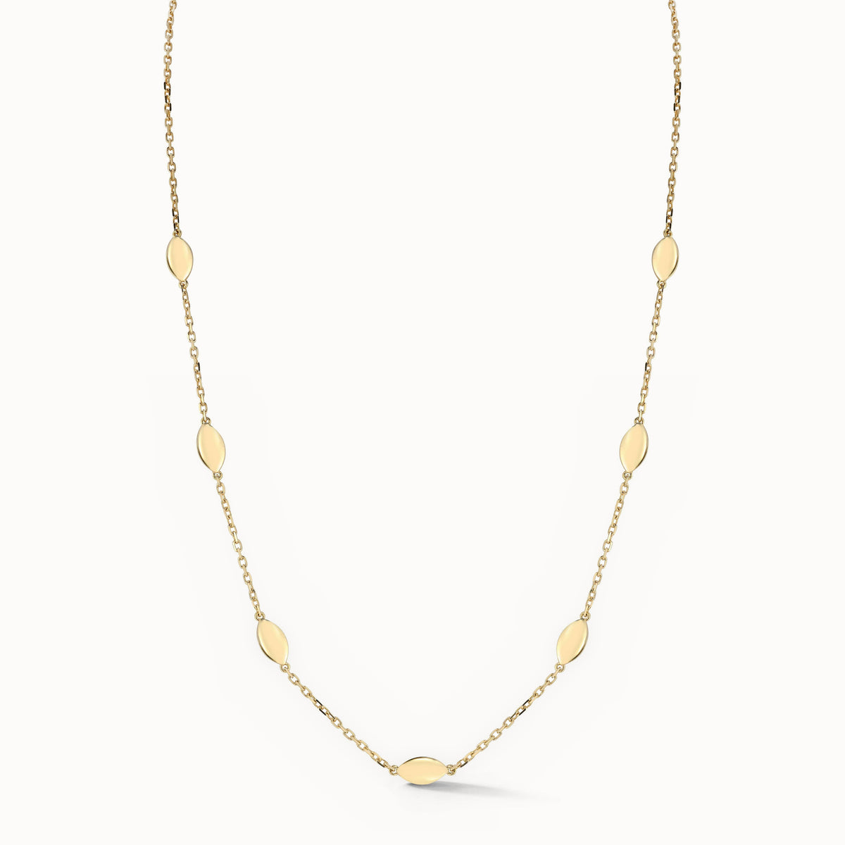 Navette Chain Necklace