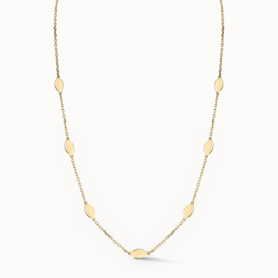 Navette Chain Necklace