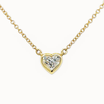 Heart Shaped Diamond Necklace (0.50ct)