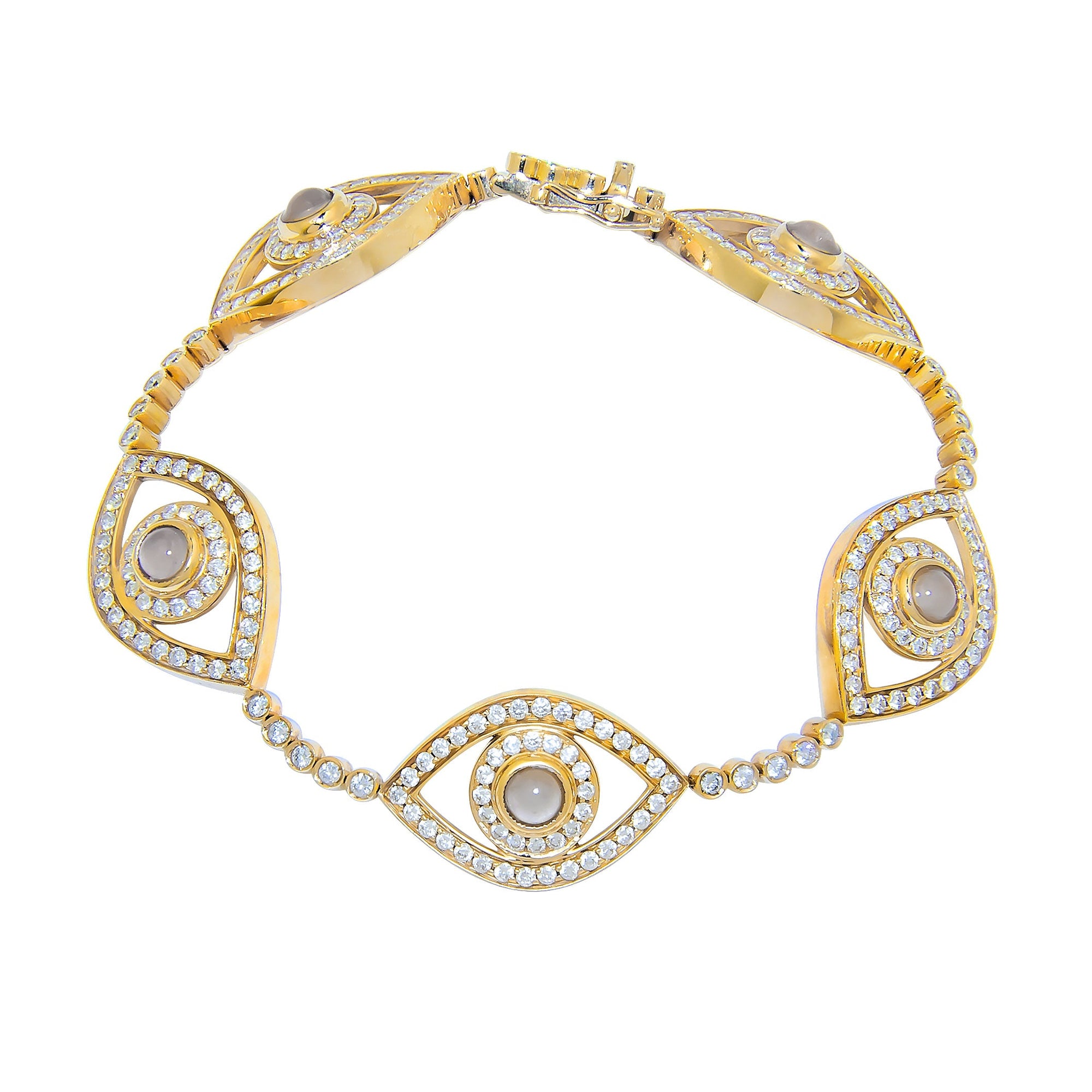 White Diamonds | 18K Yellow Gold