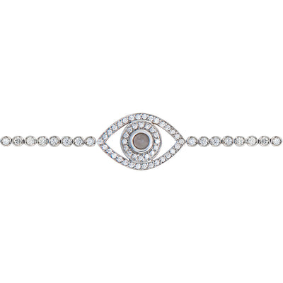Five Mini Eyes Tennis Bracelet