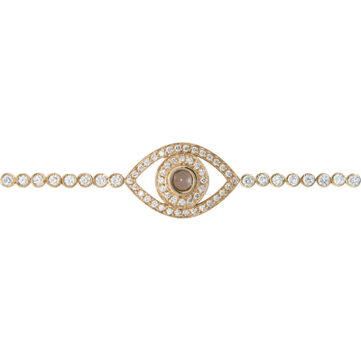 Five Mini Eyes Tennis Bracelet