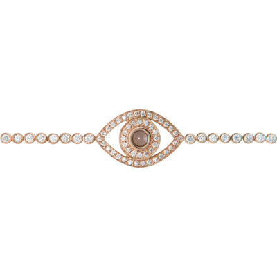 Five Mini Eyes Tennis Bracelet
