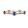 Five Mini Eyes Tennis Bracelet