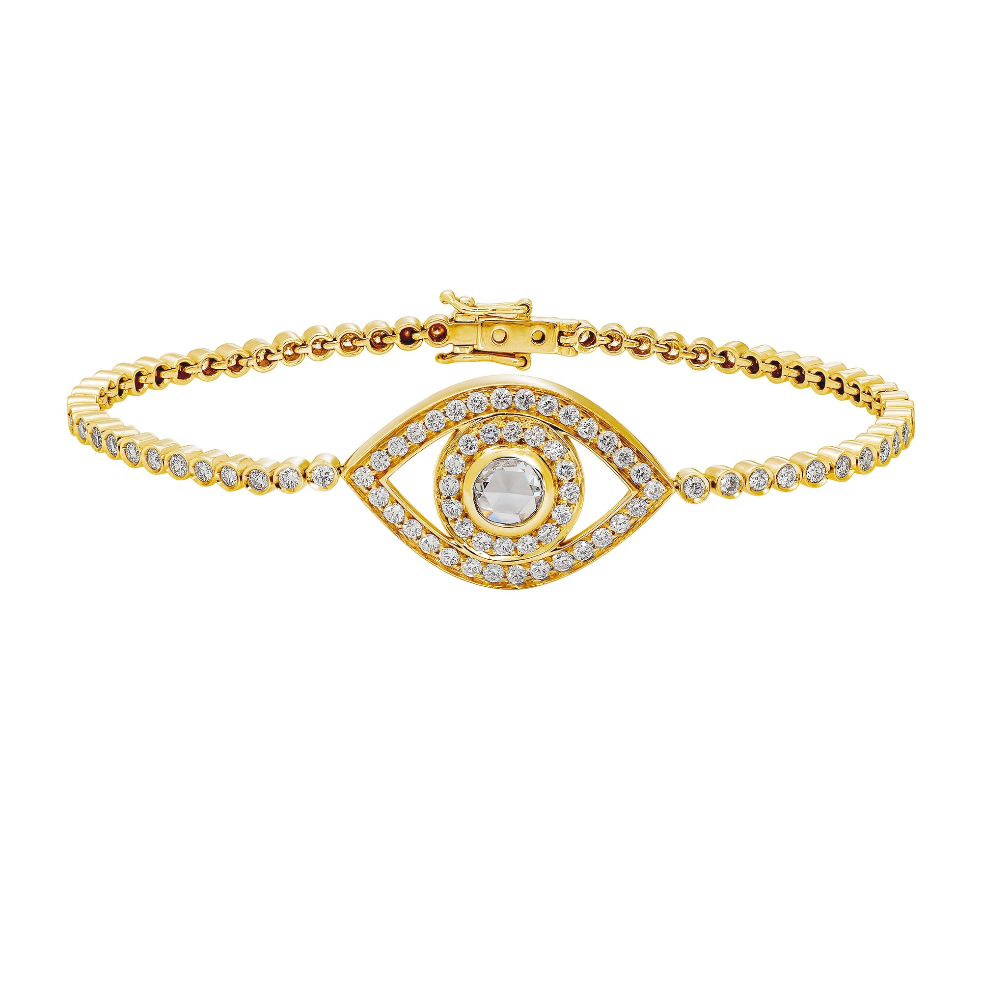 White Diamonds | 18K Yellow Gold
