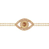 Eye Bracelet on a Double Chain