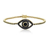 Big Eye Tennis Bracelet - White Diamonds