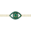 Eye Bracelet on a Double Chain