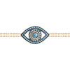 Eye Bracelet on a Double Chain