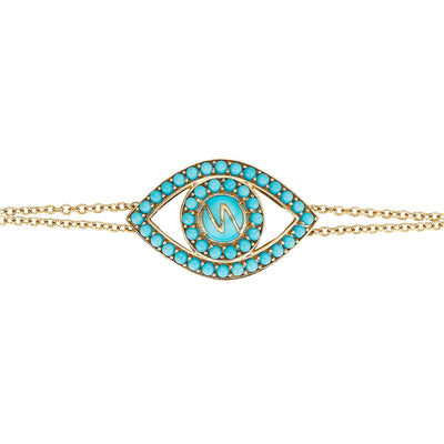 Turquoise | 18K Yellow Gold