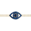 Eye Bracelet on a Double Chain