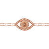 Eye Bracelet on a Double Chain