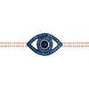 Eye Bracelet on a Double Chain