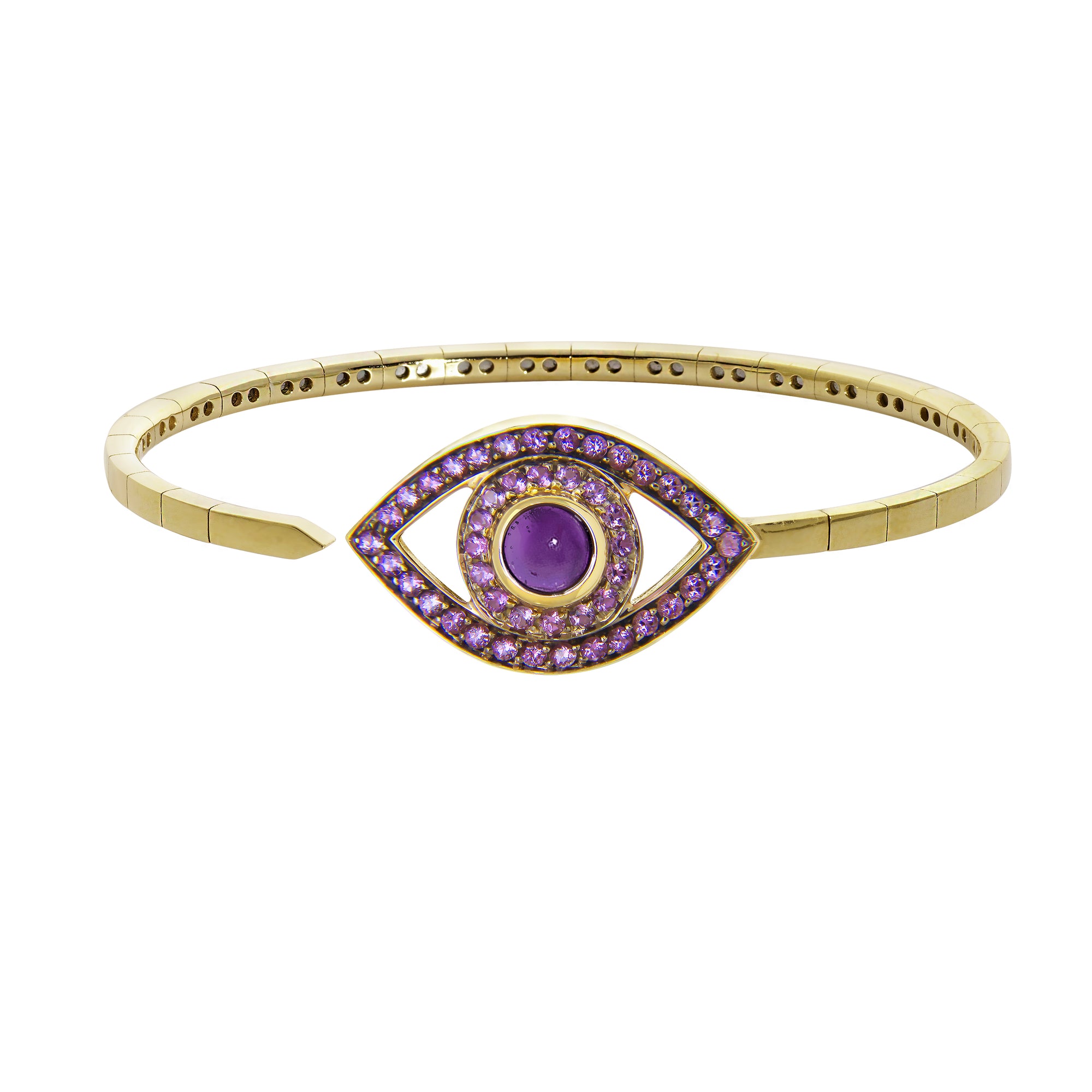 Iconic Eye on a Spring Bangle