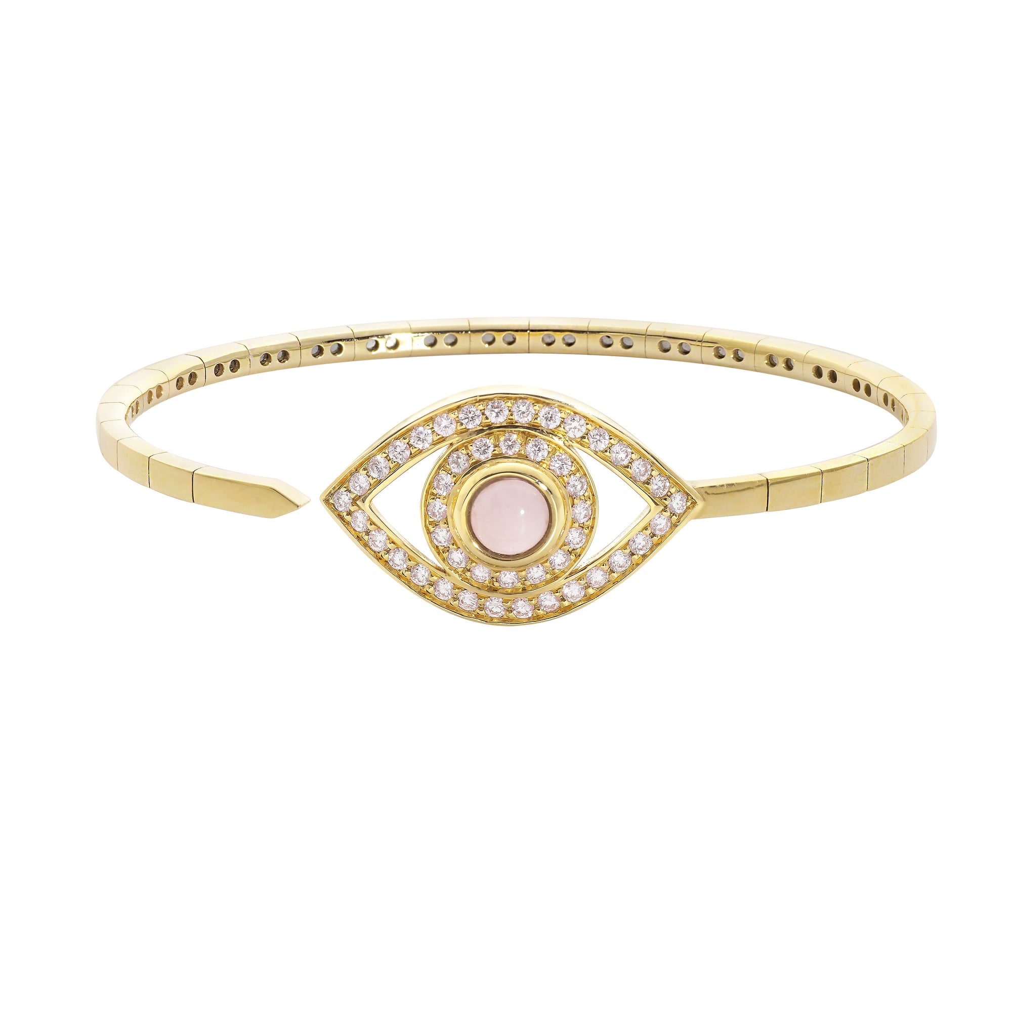 Iconic Eye on a Spring Bangle