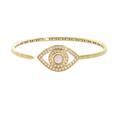 Iconic Eye on a Spring Bangle