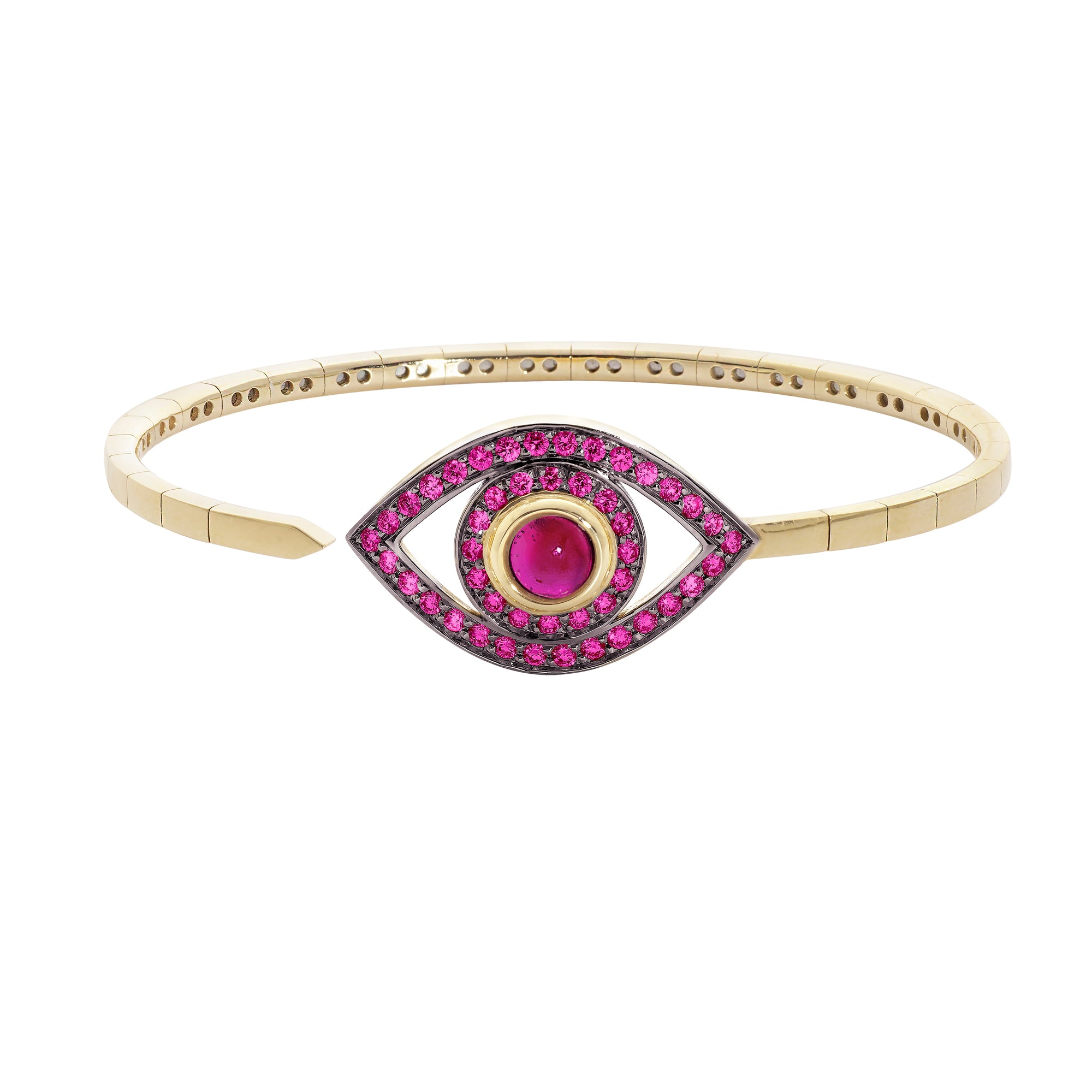 Iconic Eye on a Spring Bangle