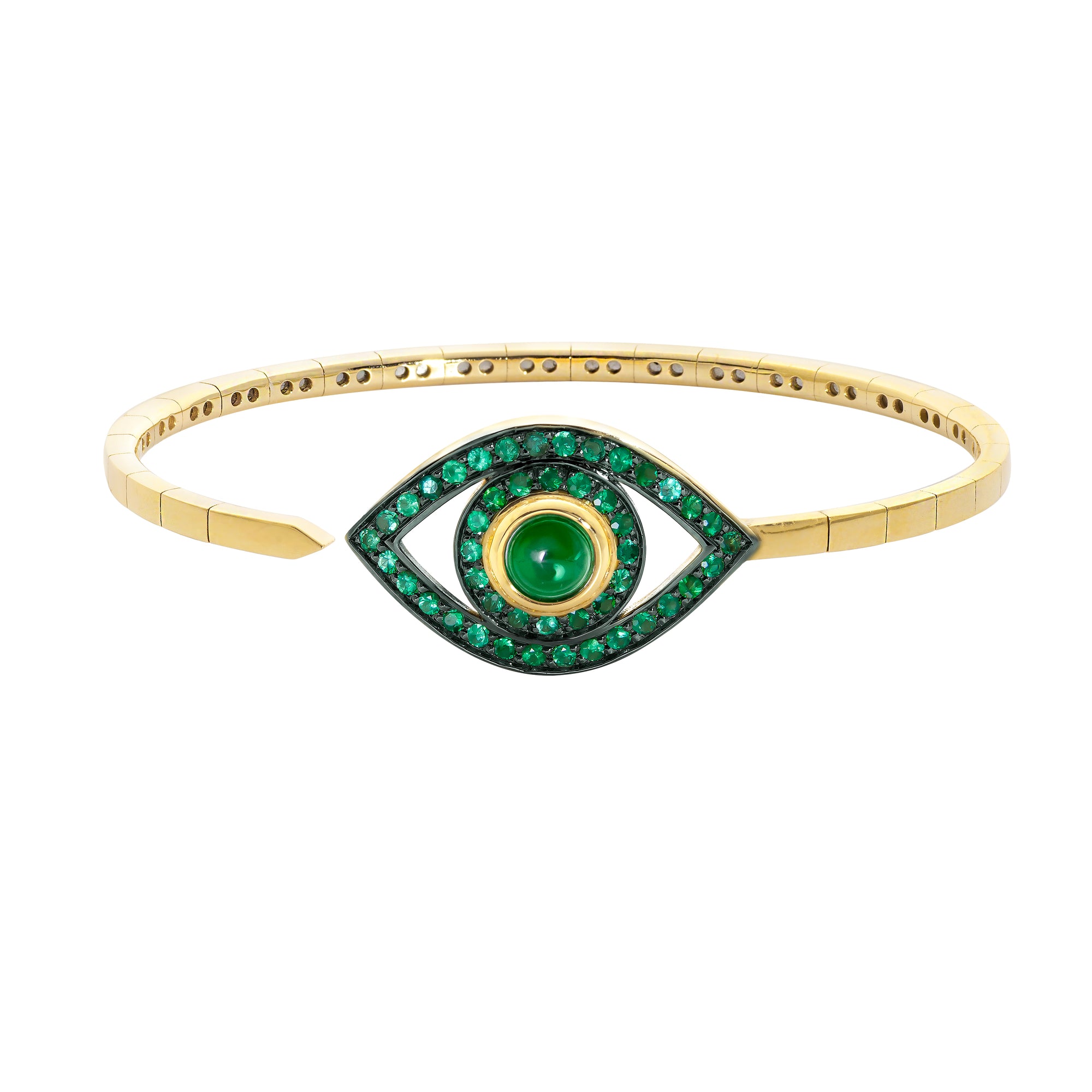 Iconic Eye on a Spring Bangle
