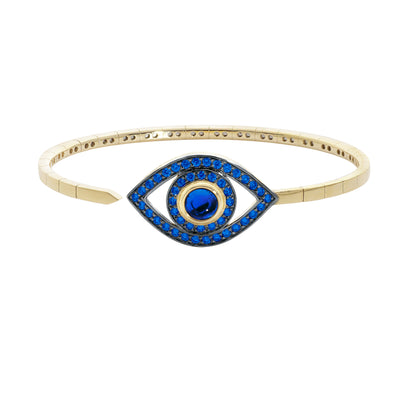 Iconic Eye on a Spring Bangle