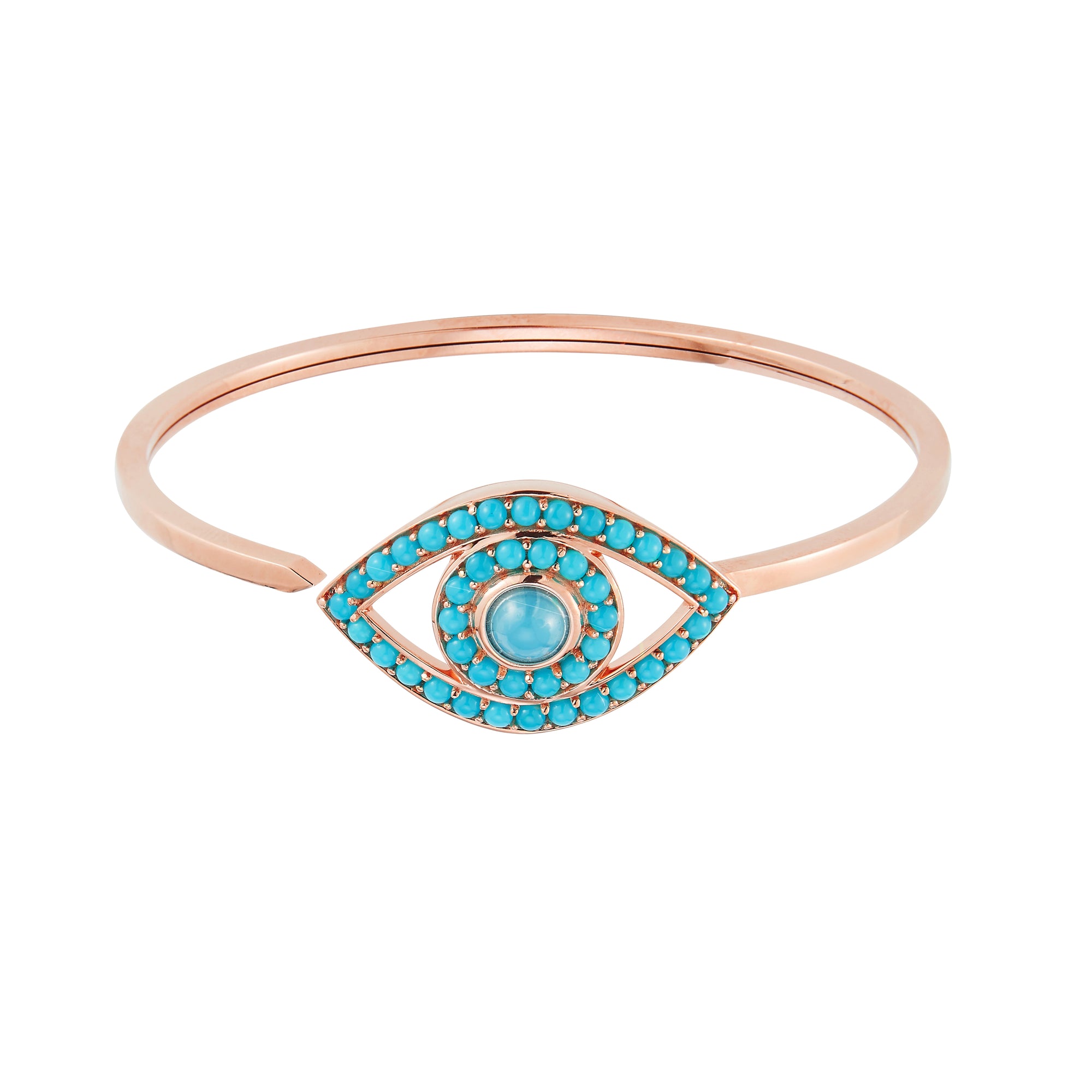 Iconic Eye on a Spring Bangle