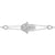 Statement Hamsa Bracelet on a Double Chain