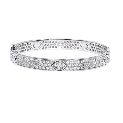Eye Love Pavè Diamond Bangle