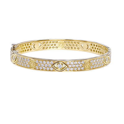 Eye Love Pavè Diamond Bangle