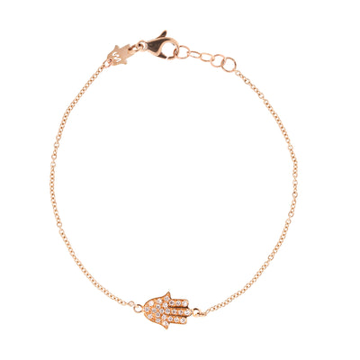 Hamsa Bracelet on a single chain (Medium)