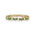 Flexible Navette Bangle with Front Emeralds