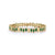 Flexible Navette Bangle with Gemstones