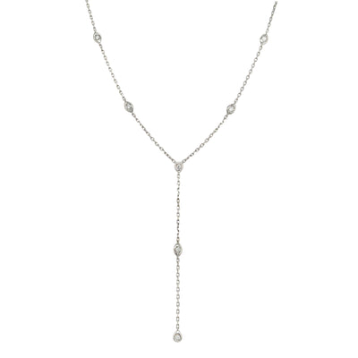 Lariat Style Diamond necklace
