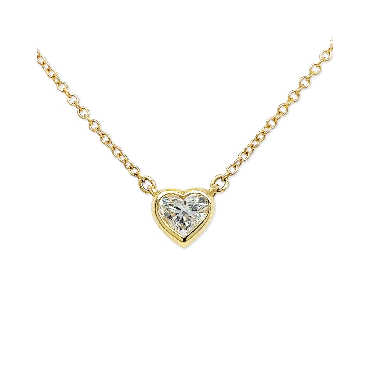 Heart Shaped Diamond Necklace (0.50ct)