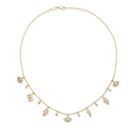 Multi Charms necklace