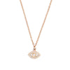 Eye charm necklace