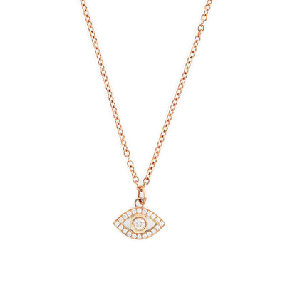 Eye charm necklace