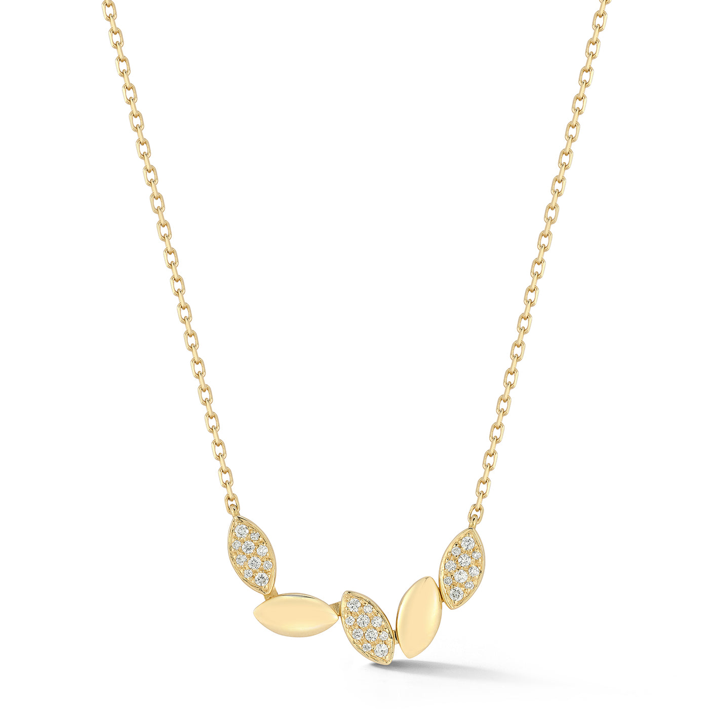 Five Navette Necklace
