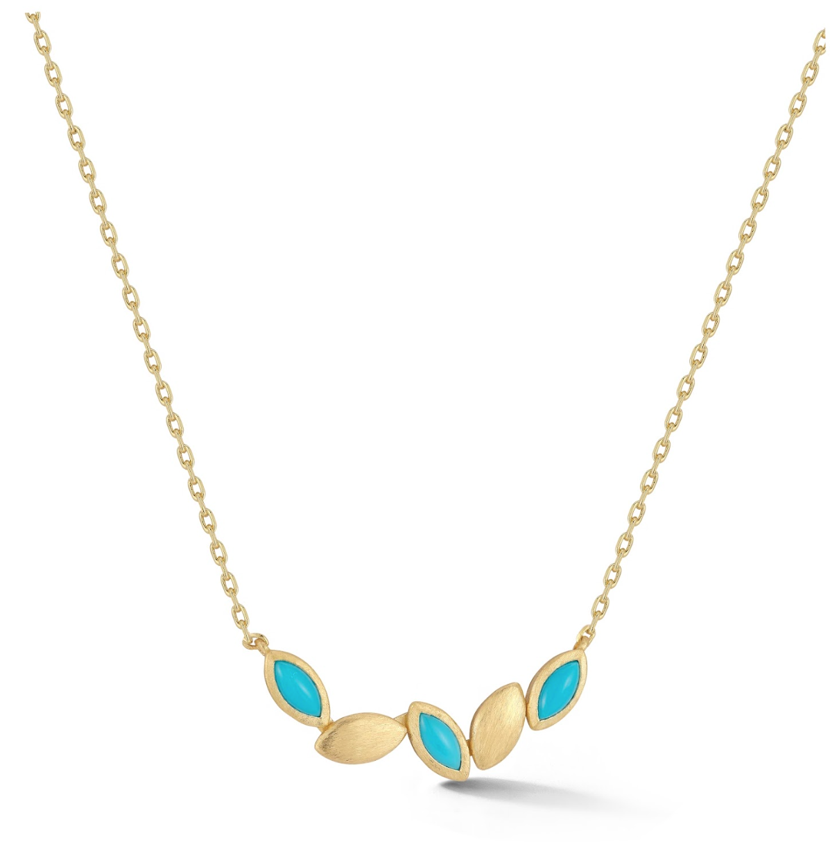Five Navette Necklace