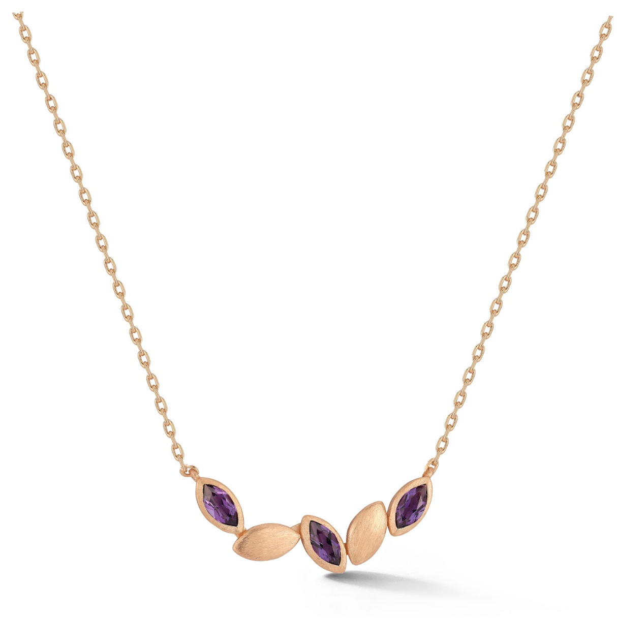 Five Navette Necklace