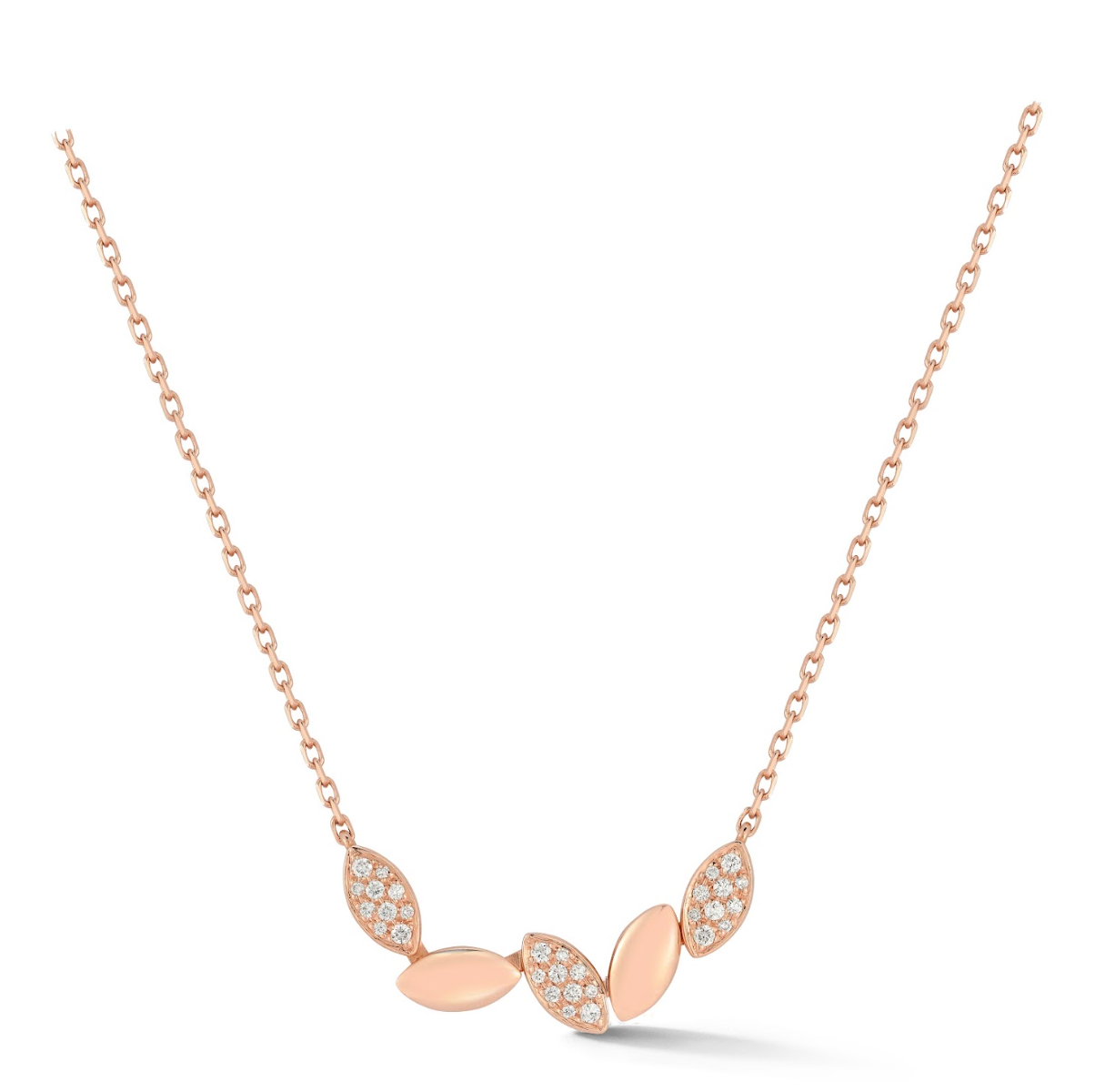 Five Navette Necklace