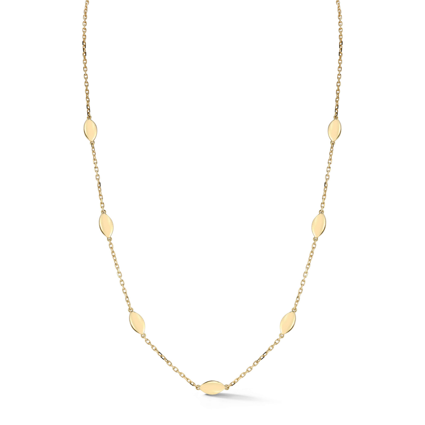 Navette Chain Necklace