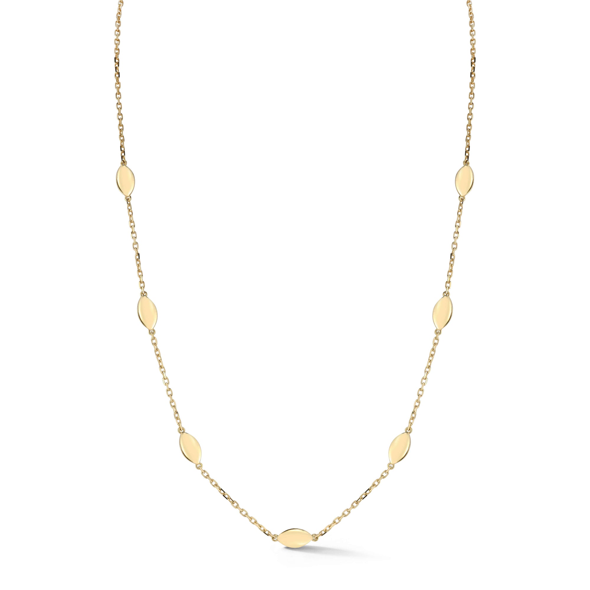 Navette Chain Necklace