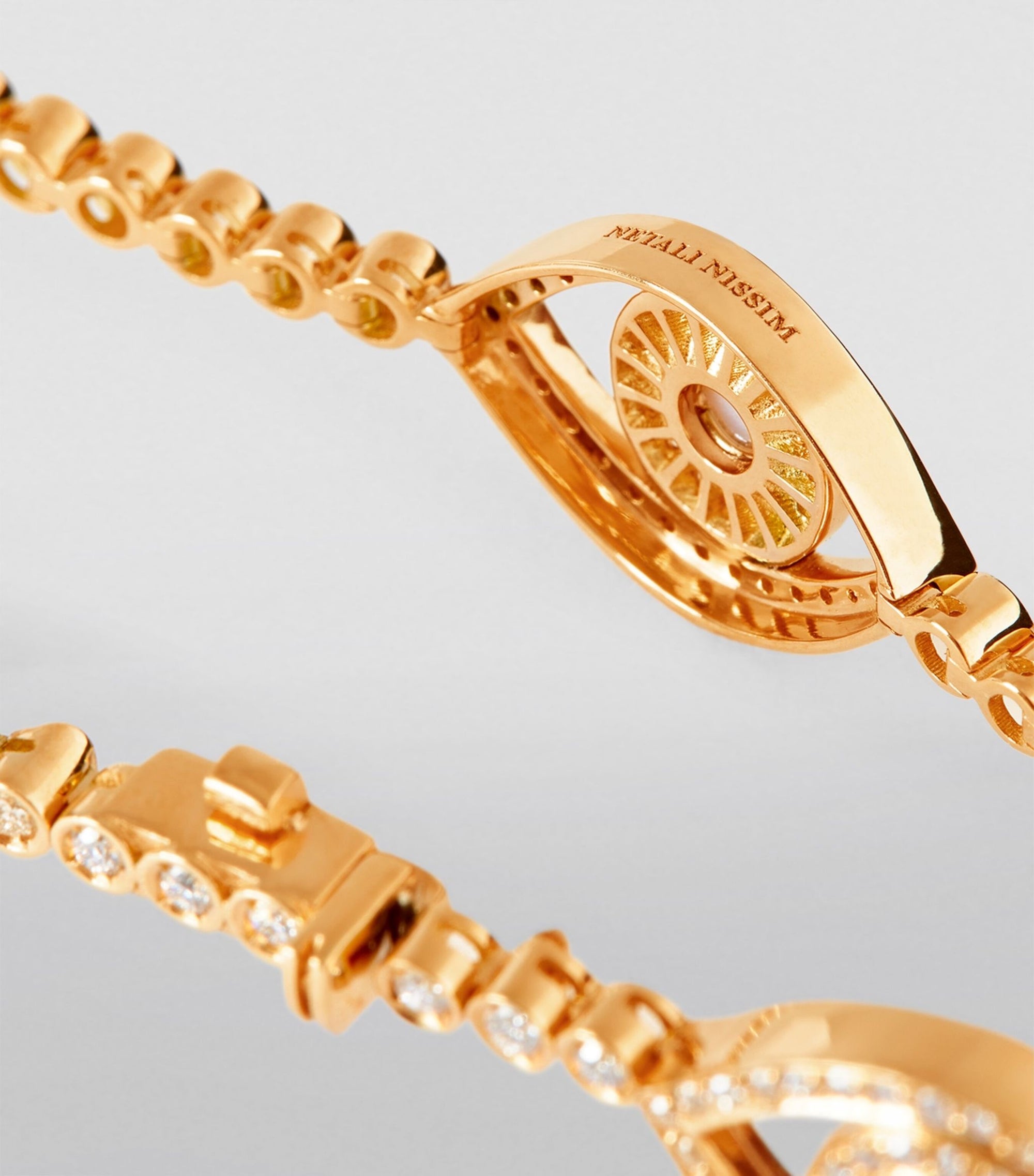 Five Mini Eyes Tennis Bracelet